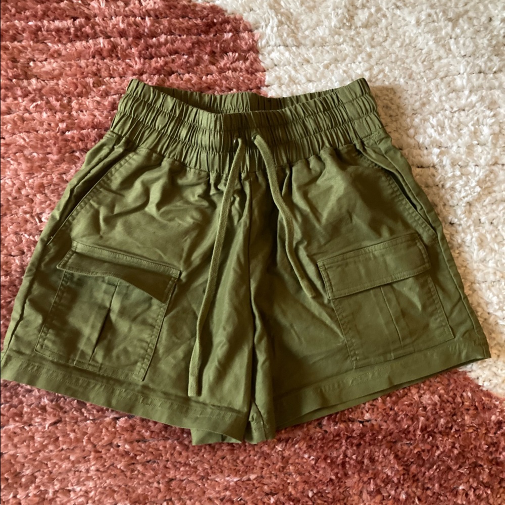 Fabletics Green Shorts XXS